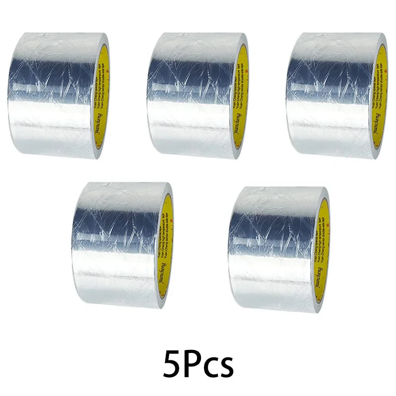 High-Temperature Aluminum Foil Tape – Leak-Proof Adhesive Sealing & Heat Insulation for Kitchen & Pipe Repairs