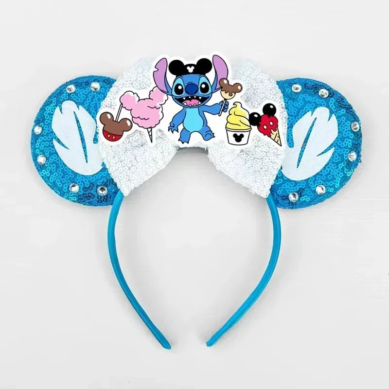 Toy Story Character Headbands - Sequin Bow, Woody, Buzz Lightyear & Alien Hair Accessories for Girls