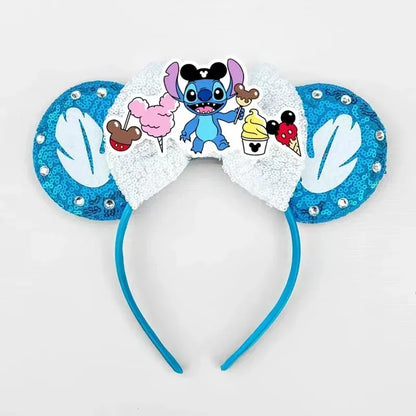 Toy Story Character Headbands - Sequin Bow, Woody, Buzz Lightyear & Alien Hair Accessories for Girls