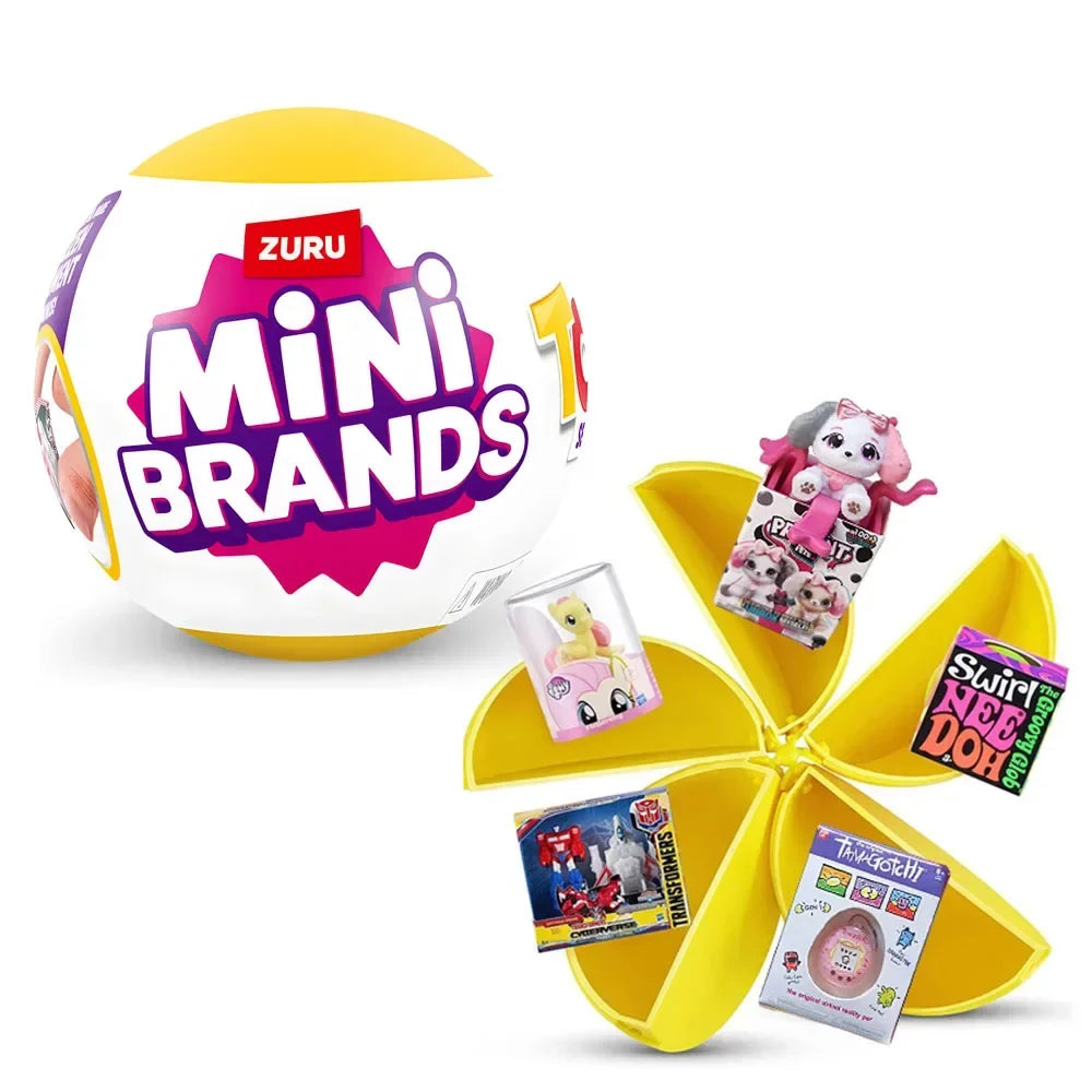 ZURU 5 Surprise Mini Brands Toy - Mystery Blind Box Miniature Collectible Surprise Gift for Kids