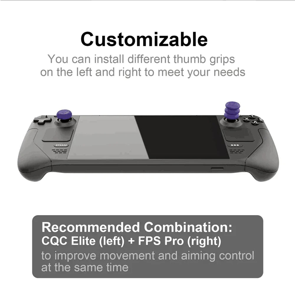 Thumb Stick Cap for Steam Deck OLED & ROG Ally – FPS/TPS Joystick Grips Gaming Accessories