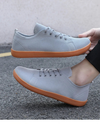 Wide Toe Barefoot Shoes for Men & Women – Minimalist Walking Sneakers with Zero Drop Sole & Breathable Mesh