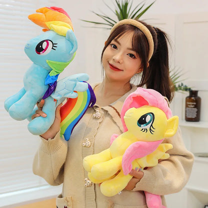 My Little Pony Rainbow Dash & Applejack 28cm Plush Toy – Soft Stuffed Animal Gift