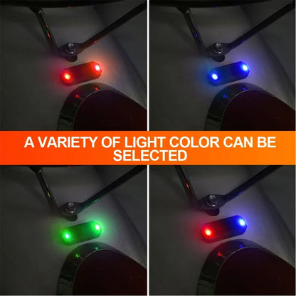 Car Mini LED Solar Warning Light - Wireless Anti-Theft Dummy Alarm Strobe Security Lamp