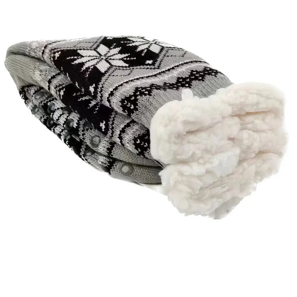 Men's Fluffy Winter Socks – Warm Thermal Non-Slip Fuzzy Socks, Soft Plush Thickened Indoor Socks, Cozy Gifts 2023