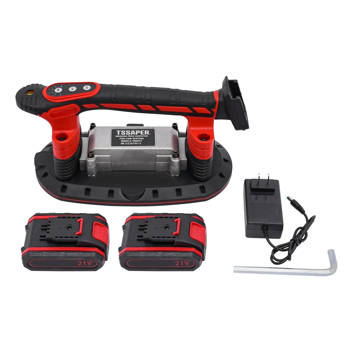 6-Speed Handheld Tile Vibration Tool – Anti-Slip Suction Cup Tile Leveling Machine for Precise Installation