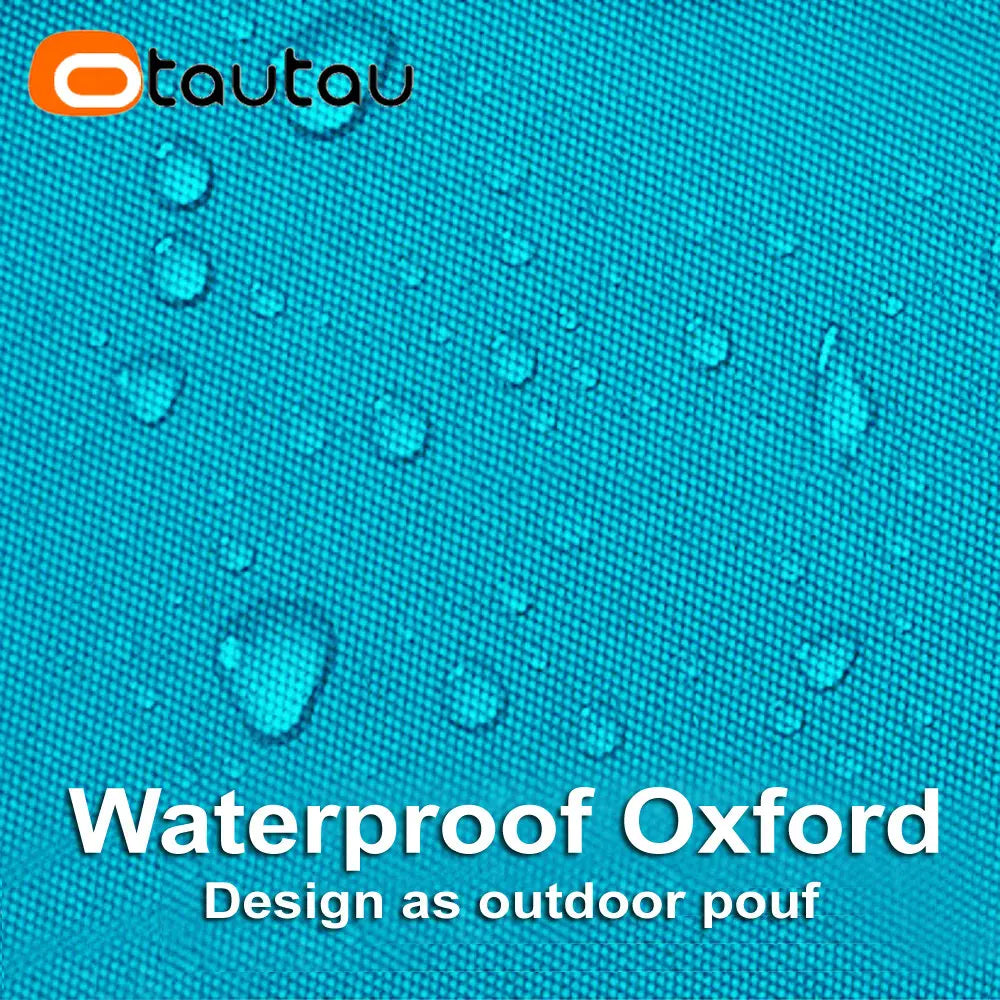 OTAUTAU Rectangular Floating Pool Bean Bag Cover – Waterproof Beach Pillow, Pouf Sofa Bed & Chaise Lounge DD034