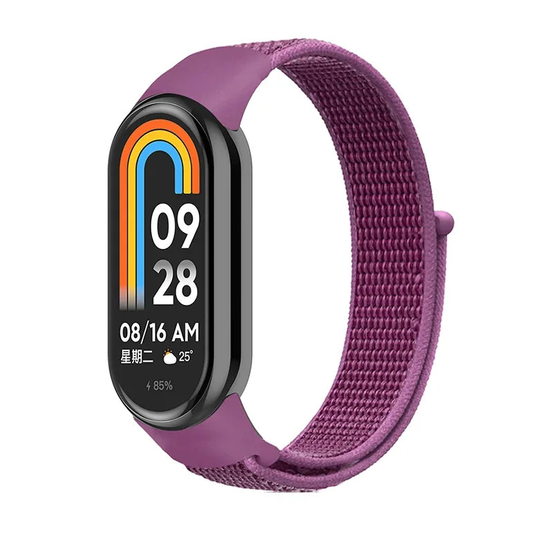 Sport Nylon Loop Strap for Xiaomi Mi Band 9 8 NFC – Replacement Wristband for Mi Band 7 6 5 4 3