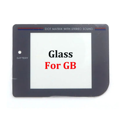 JCD Screen Lens Cover Protector for Game Boy Series | Plastic Glass with Adhesive for GB, GBA SP, GBC