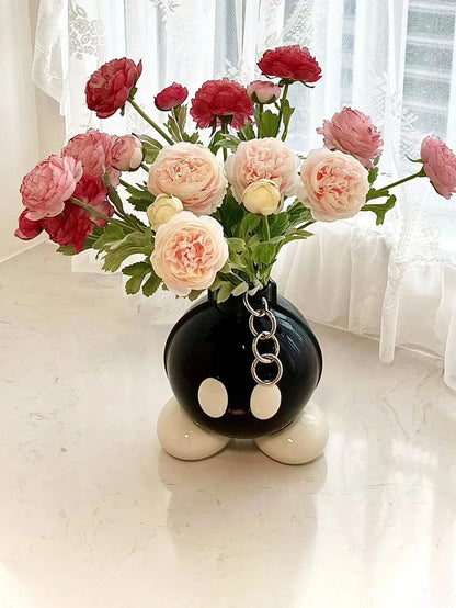 Original High-Style Ceramic Boom Vase – Ins-Style Home Decoration for Living Room, Corridor, Entrance & Balcony