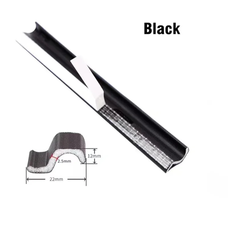 New 40M Acoustic Foam Window Sealing Strip – Soundproof S-Shaped Weather Stripping for Doors & Casement Windows