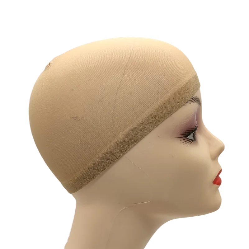 Ventilated Nylon Mesh Wig Cap – Stretchy, Breathable, Extra Thin Stocking Hairnets for Wigs, Available in 1/6/12 Bags