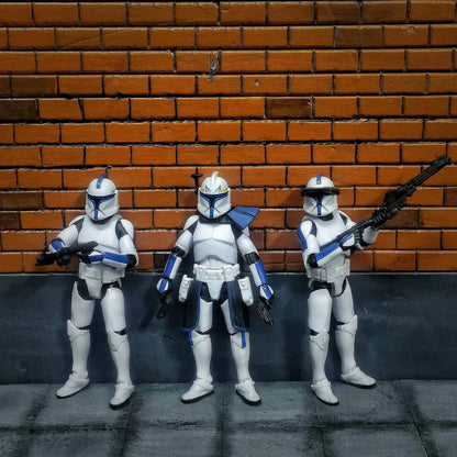 Star Wars 3.75" Clone Trooper Action Figure — 1/18 501st & 187th Legion REX ARF P1/P2 Toy Model
