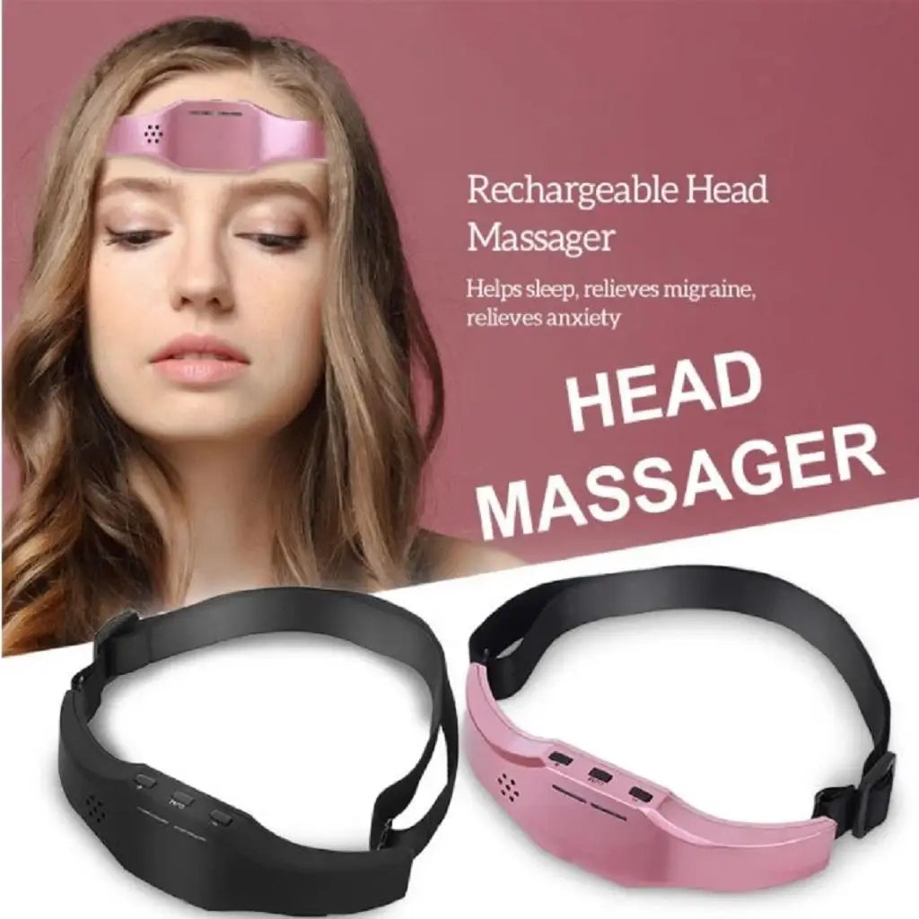 Cordless Electric Head Massager – USB Rechargeable Scalp Brush for Stress Relief & Hair Growth