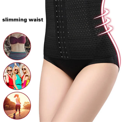 Colombian Mesh Waist Trainer Girdle for Women – Bustier Shapewear for Belly & Waist Control