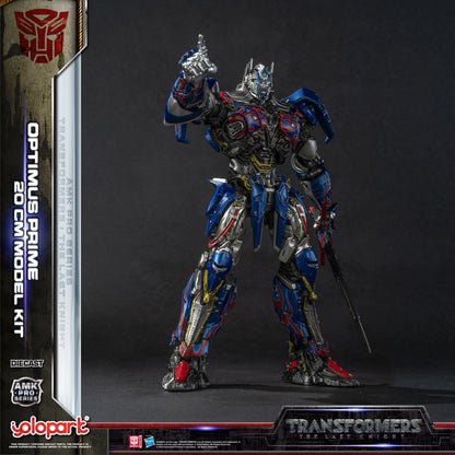 YOLOPARK Transformers Model – The Last Knight AMK PRO 20cm Optimus Prime Action Figure Toy for Boys & Men