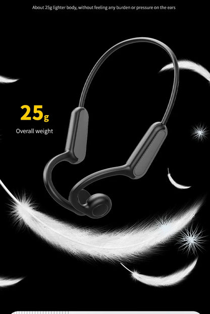 Xiaomi Mijia Real Bone Conduction Sport Headphones – Wireless Bluetooth Earphones with Mic, Hands-Free for Running