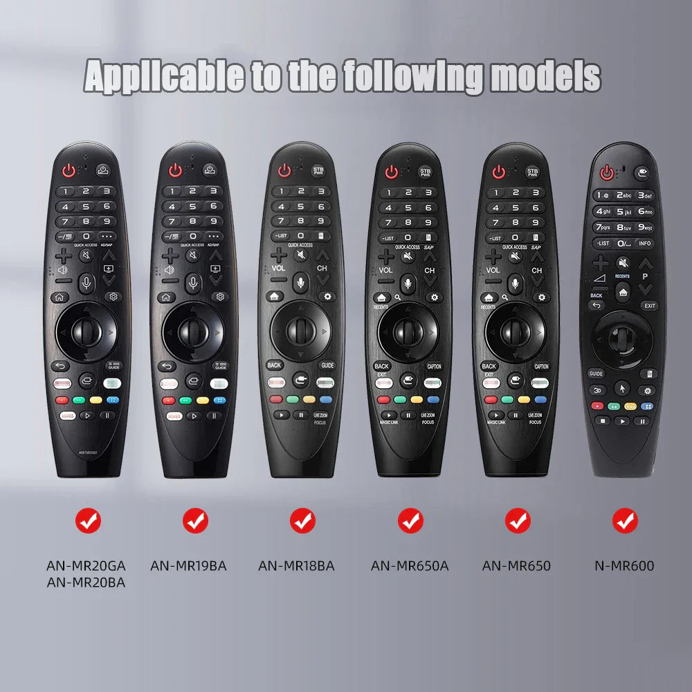 1 Piece Luminous Silicone Protective Case for LG Smart TV Magic Remote: Compatible with MR20GA, MR19BA, MR18BA, MR650A, MR650, MR600