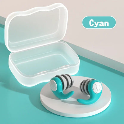 Waterproof Noise Reduction Earplugs – Sleep & Work Ear Protection for Travel, Anti-Noise Earplugs