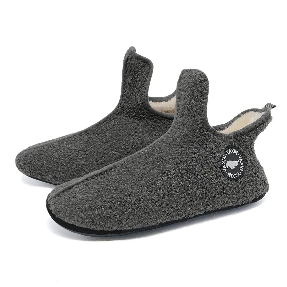Classic Couples Slippers – Non-Slip Warm Indoor & Outdoor Cotton Shoes for Men & Women, Soft & Comfortable Flat Slippers