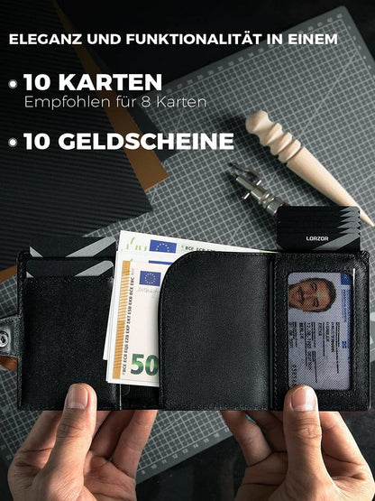 RFID Blocker Wallet for Men – Wallet with Coin Pocket & Airtag Holder