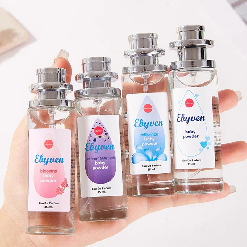 Milk Rice Baby Powder Eau de Parfum 35ml – Long-Lasting Bloom Bedtime Scent, High-Quality Portable Perfume by Israel Tower