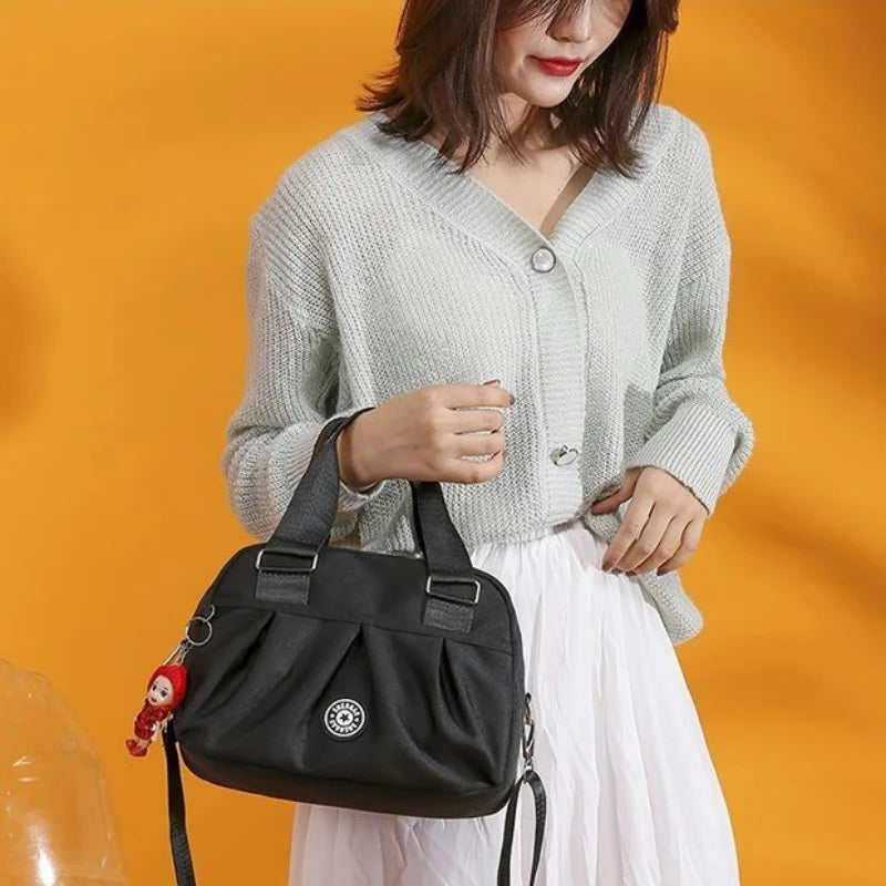 Women’s Nylon Waterproof Messenger Bag – Casual Crossbody & Shoulder Handbag, High-Quality Multifunctional Bag