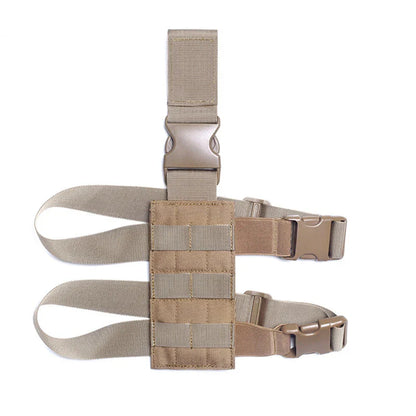 Universal Drop Leg Holster - MOLLE Thigh Platform for Hunting & Paintball with Adjustable Straps