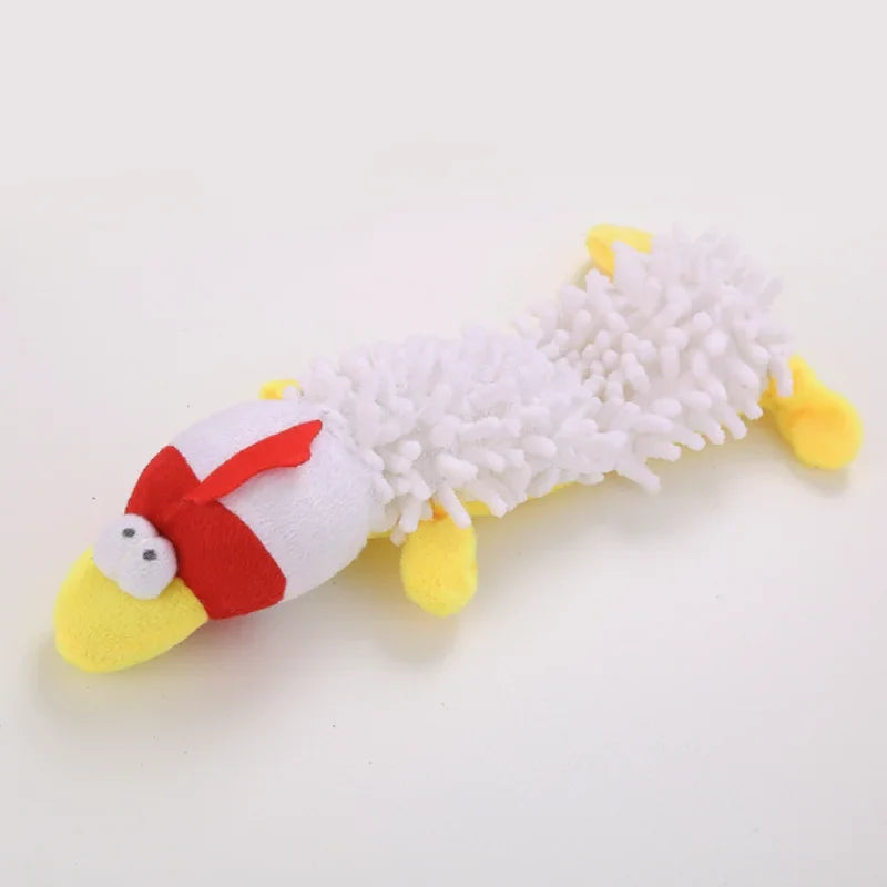Plush Squeaky Dog Toy - Cute Donkey Teething & Interactive Training Toy for Small Dogs