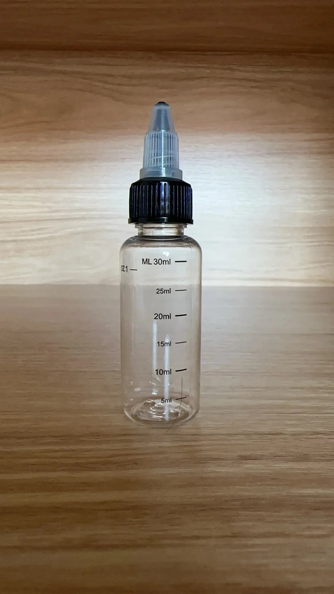 5PCS Graduated Plastic Squeeze Bottles – 30/50/100/250ML Dispensing Bottles with Twist Cap for Tattoo Pigment & Ink