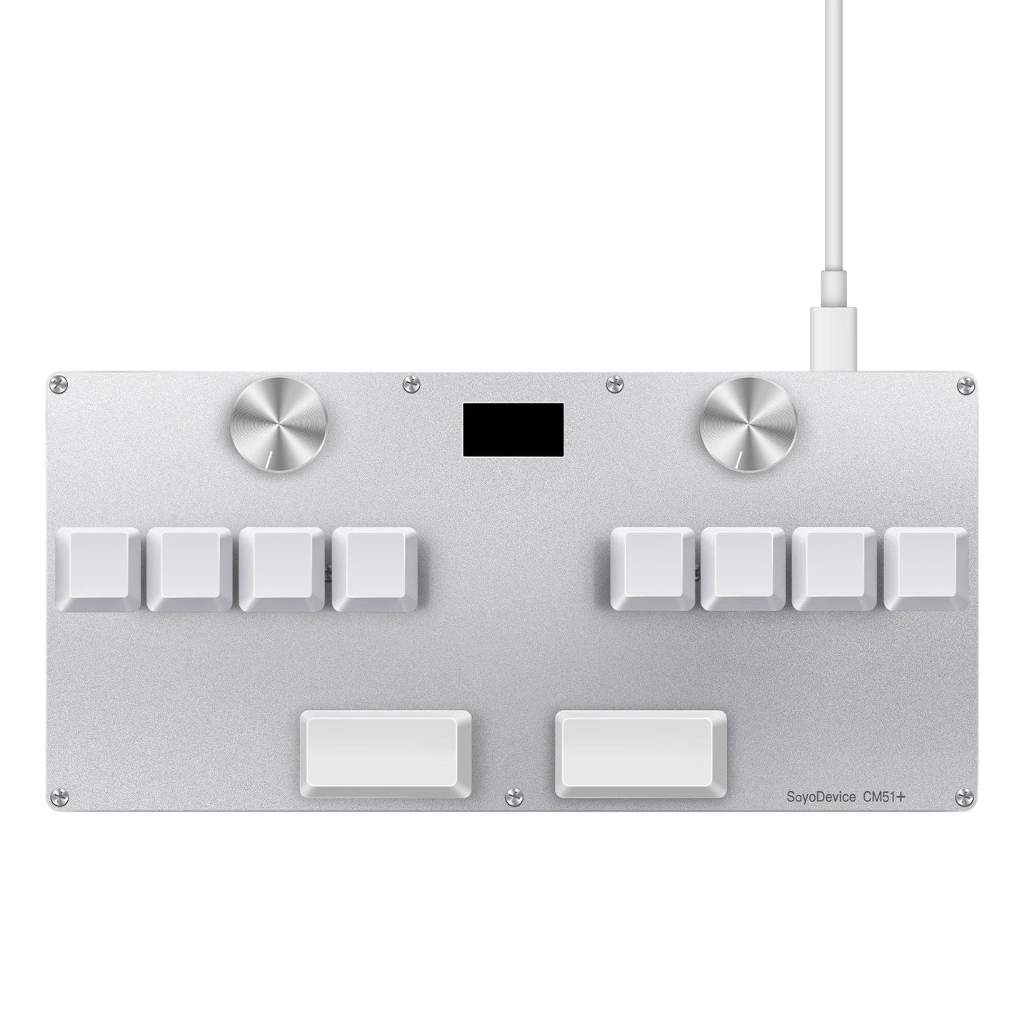 CM51 SayoDevice Rapid Trigger Magnetic Switch Keyboard with Knob & Screen – OUTEMU/Gateron Switch Gaming Macropad for OSU & DJMAX Shortcuts