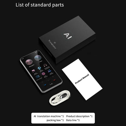 S85 Pro Language Translator Device - 138 Languages, 4-inch Screen, Voice & Video Recording, Offline Translation, 8GB Storage & 2000mAh Battery