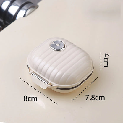Folding Pill Case – Portable Medicine Organizer, Capsule & Tablet Storage Box, Empty Pillbox Container