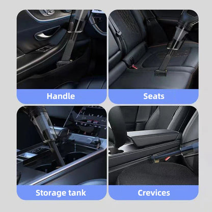 Car Multipurpose Handheld Vacuum Cleaner – Powerful Suction, Rechargeable Wireless Cleaner for Car & Home Dual Use