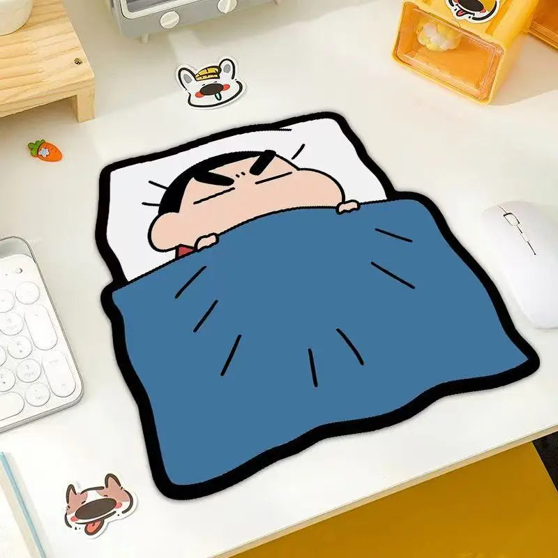Crayon Shinchan Mouse Pad - Cute Anime Desk Mat with Soft Surface & Non-Slip Base