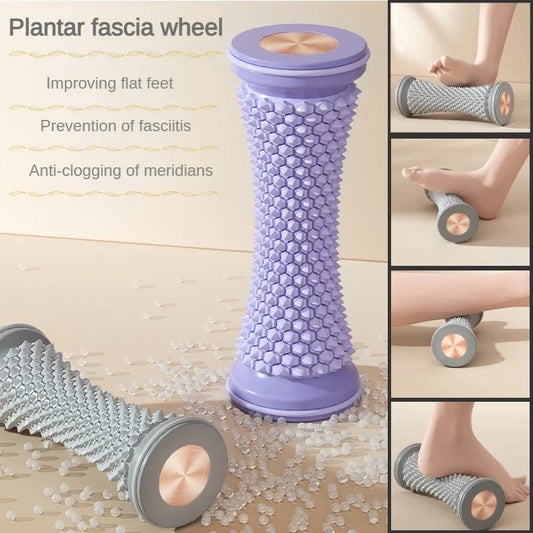 Foot Massage Roller & Yoga Massage Ball – Plantar Fascia & Muscle Relaxation Manual Foot Massager