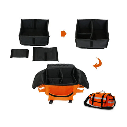 Outdoor Tactical First Aid Bag - Portable Medical Kit Waist Pack For Hunting, Camping & Emergency Rescue Storage