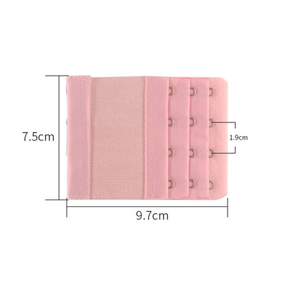 4-Row 4-Hook Bra Extender Set – Adjustable Strap Buckle for Bra Extension, Sewing Tool & Intimates Accessories