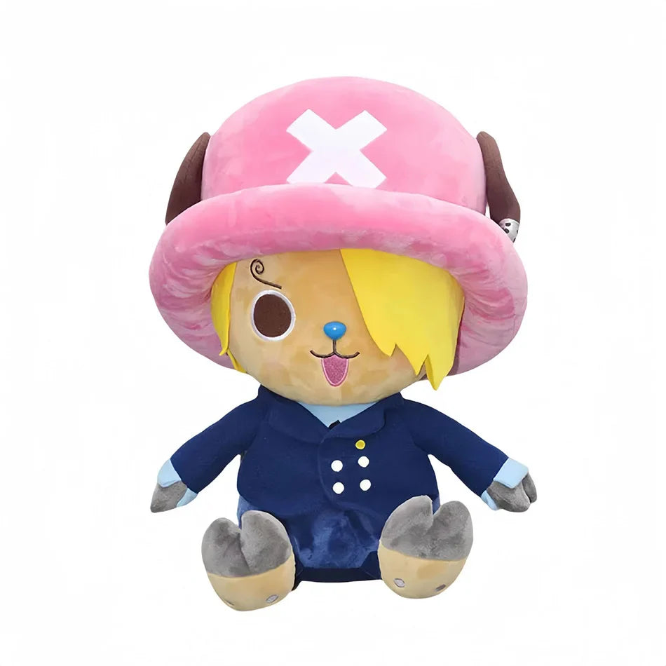 Japanese Anime One Piece Plush Toys — 25cm Luffy, Chopper, Ace & Roronoa Zoro Stuffed Dolls, Cute Cartoon Figure Kids Christmas Gift