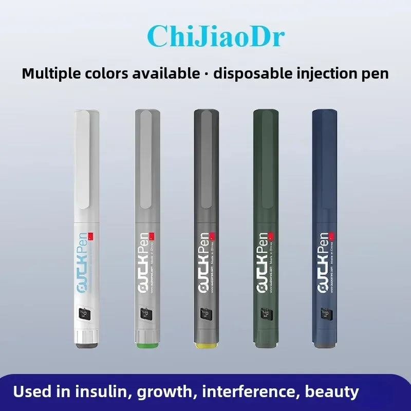 Adjustable-Dose Disposable Insulin Injection Pen — Single-Use Insulin Injector for Precise Diabetes Management