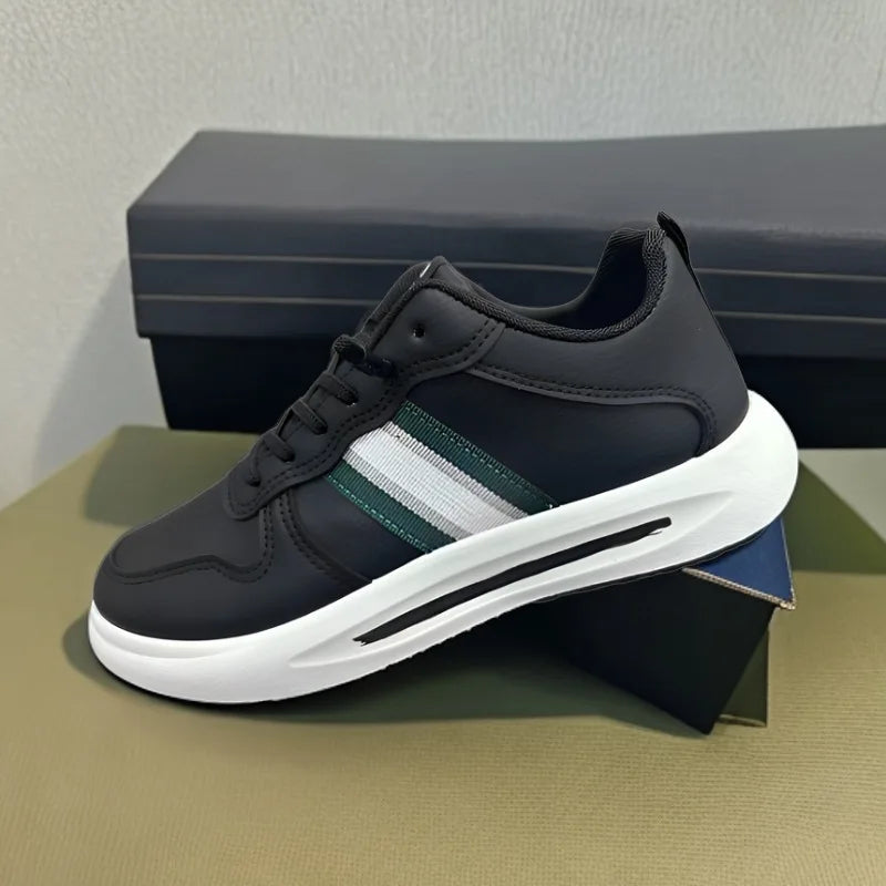 2024 New Men’s Casual Shoes – Fashionable Comfort Mesh Platform Sneakers for Outdoor Sports & Tennis