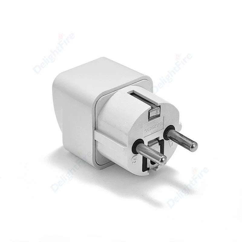 KR Plug Adapter – Multifunction Universal AU, UK, US to EU Type E/F Electrical Socket for France & Spain Travel