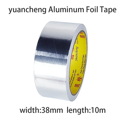 High-Temperature Aluminum Foil Tape – Leak-Proof Adhesive Sealing & Heat Insulation for Kitchen & Pipe Repairs