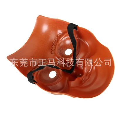 Italian Brainrot Tung Halloween Face Mask — Funny Anime Cosplay Party Accessory