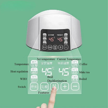 1.2L Infant Thermostatic Milk Kettle - Smart Insulation Water Warmer Pot for Baby Formula, Milk Powder & Automatic Heating