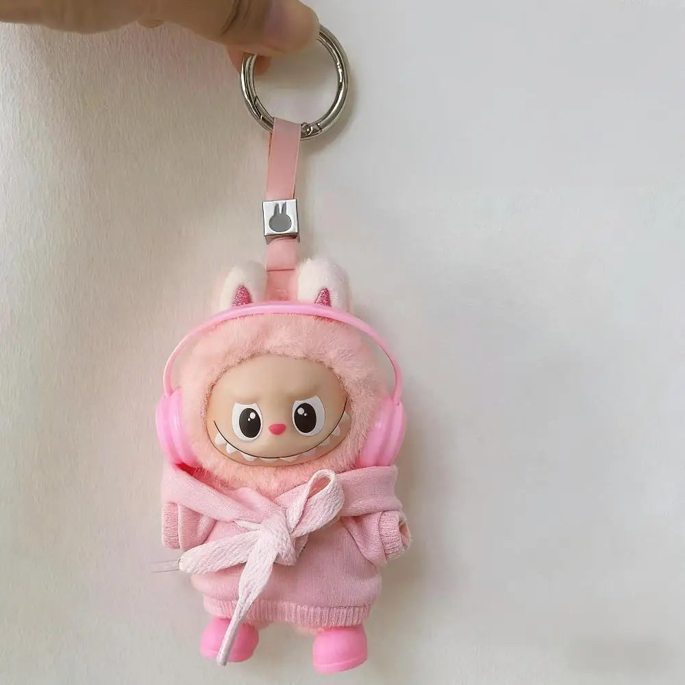 Labubu 4.0 Doll Hooded Sweater – Casual Sportswear Outfit for Mini Labubu V4 Dolls