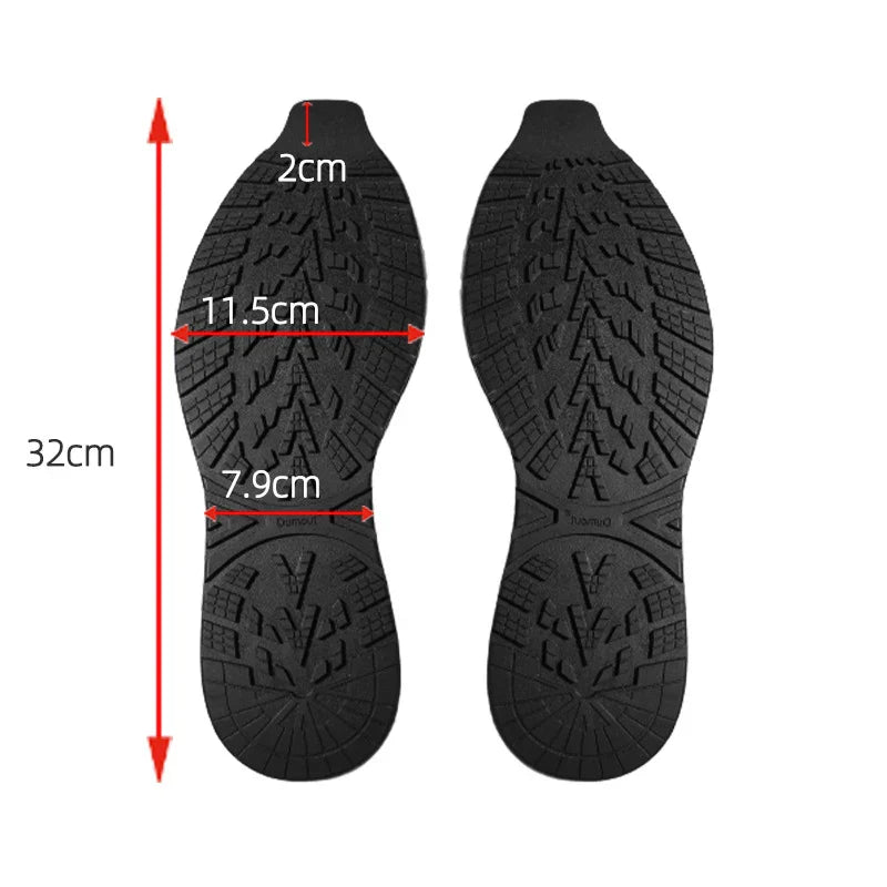 Rubber Replacement Soles for Men and Women - Wearproof Anti-Slip Outsole Insoles, Shoe Repair Patch for Sneakers