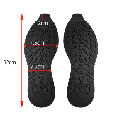 Rubber Replacement Soles for Men and Women - Wearproof Anti-Slip Outsole Insoles, Shoe Repair Patch for Sneakers