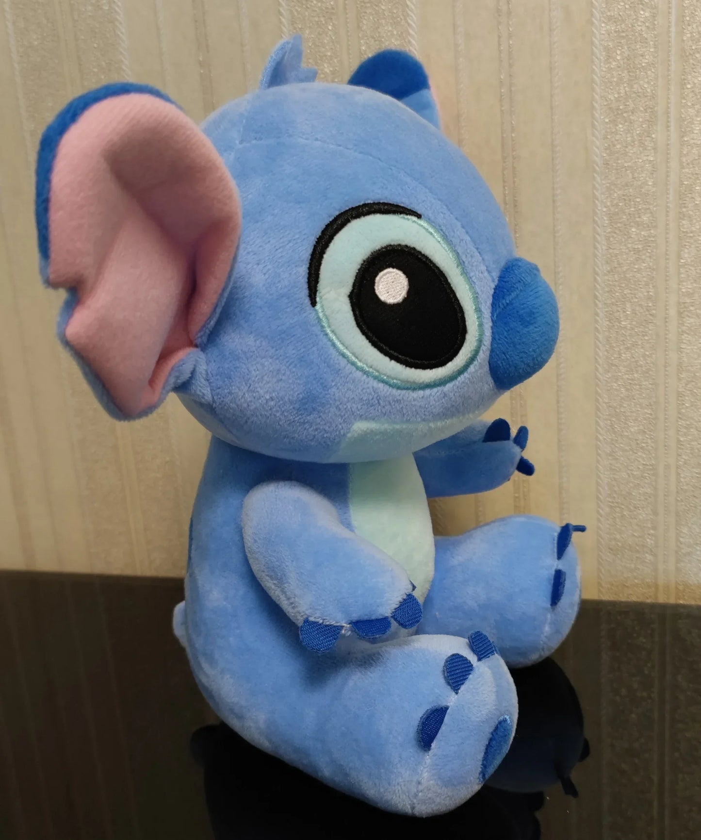 Disney Lilo & Stitch Plush Toy – Blue & Pink Stuffed Cartoon Dolls for Kids, Anime Soft Toy Christmas Gift