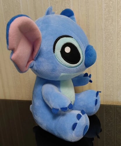 Disney Lilo & Stitch Plush Toy – Blue & Pink Stuffed Cartoon Dolls for Kids, Anime Soft Toy Christmas Gift